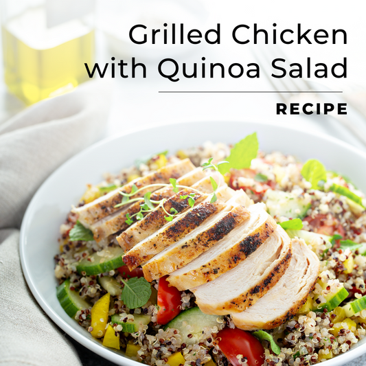 Recipe for Healthy Nerves: Grilled Chicken with Quinoa Salad