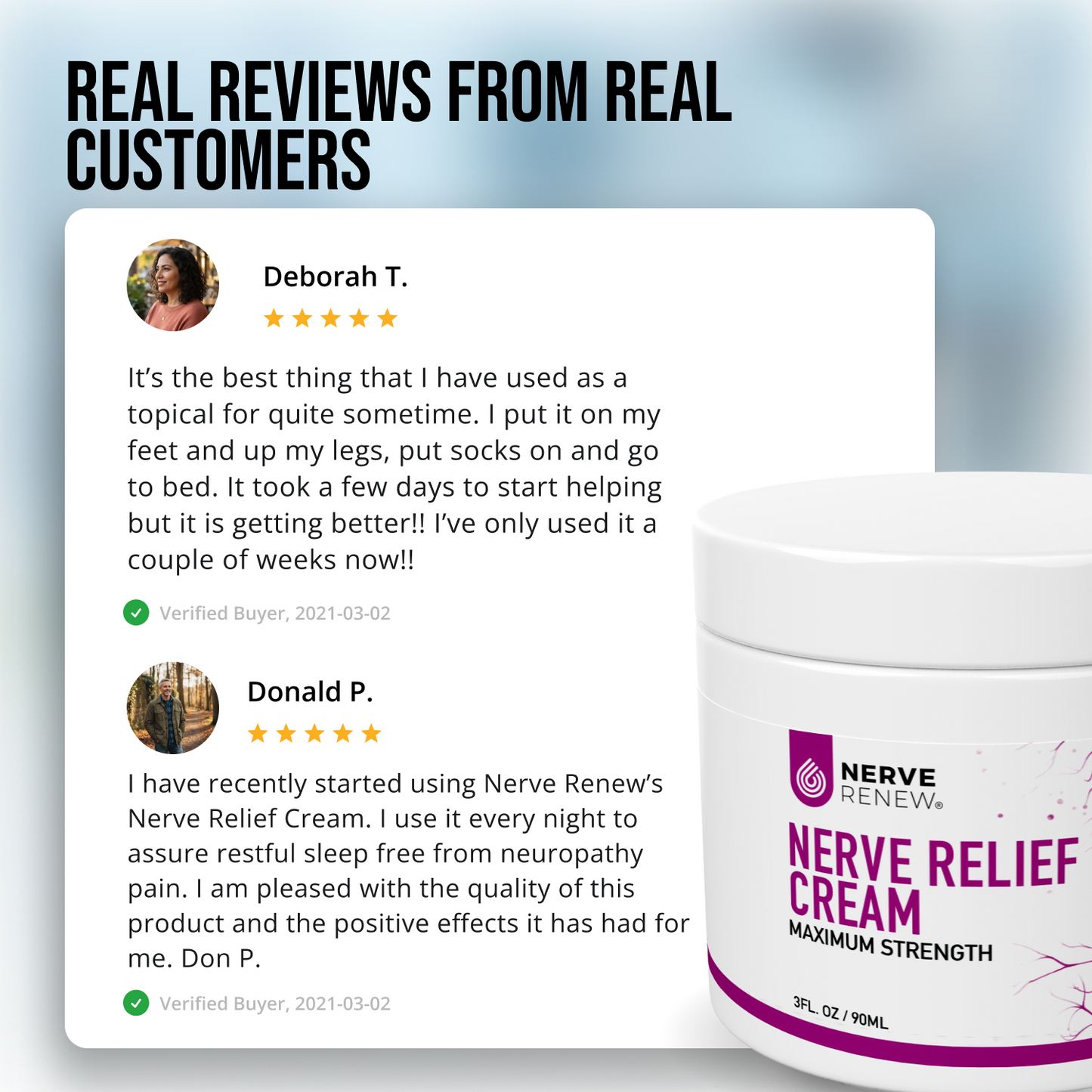Nerve Renew Cream ~ Maximum Strength Cream