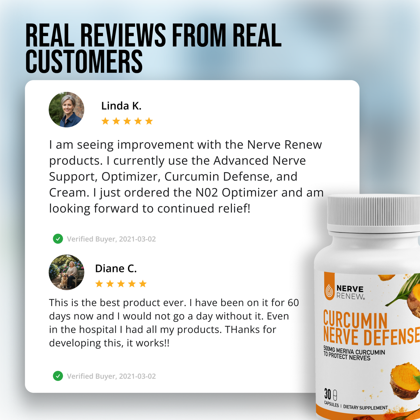 Curcumin Nerve Defense ~ Robust Nerve Protection