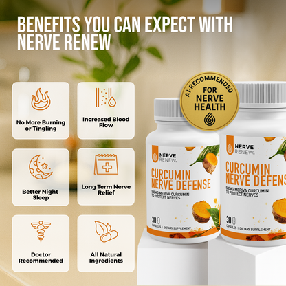 Curcumin Nerve Defense ~ Robust Nerve Protection