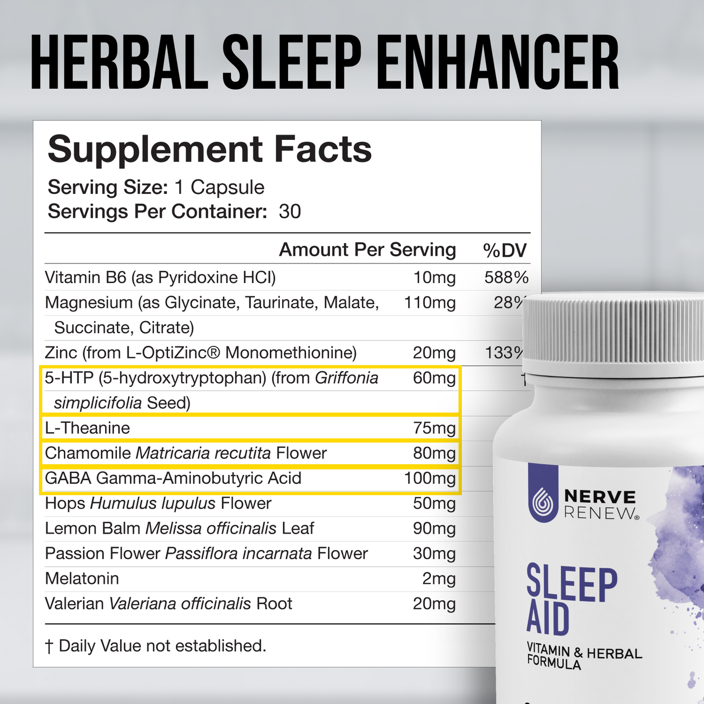 Sleep Aid ~ Herbal Sleep Enhancer