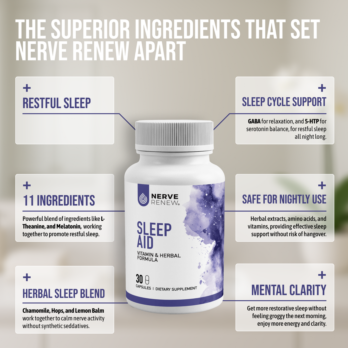 Sleep Aid ~ Herbal Sleep Enhancer